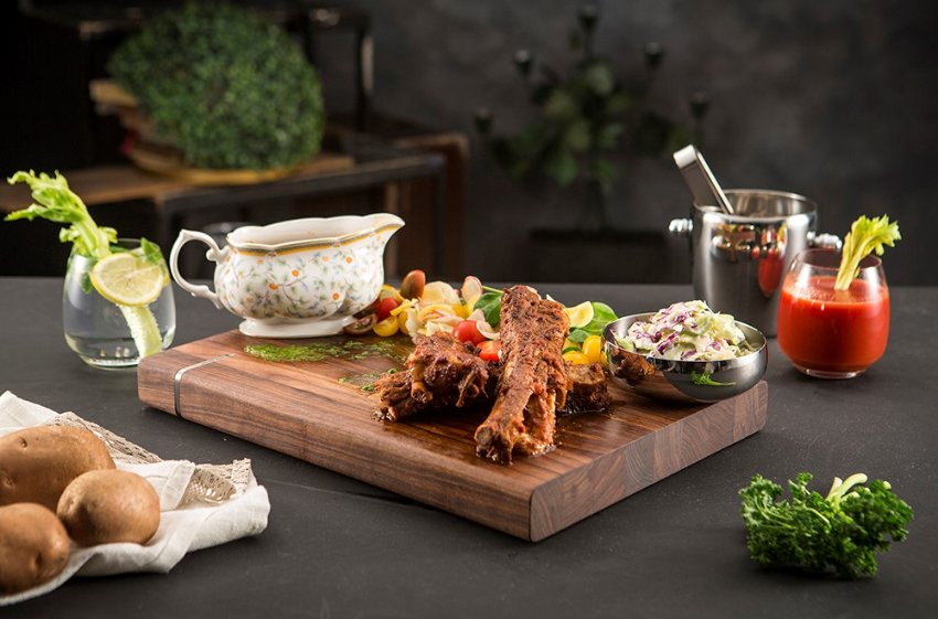 Свинячі реберця в соусі барбекю