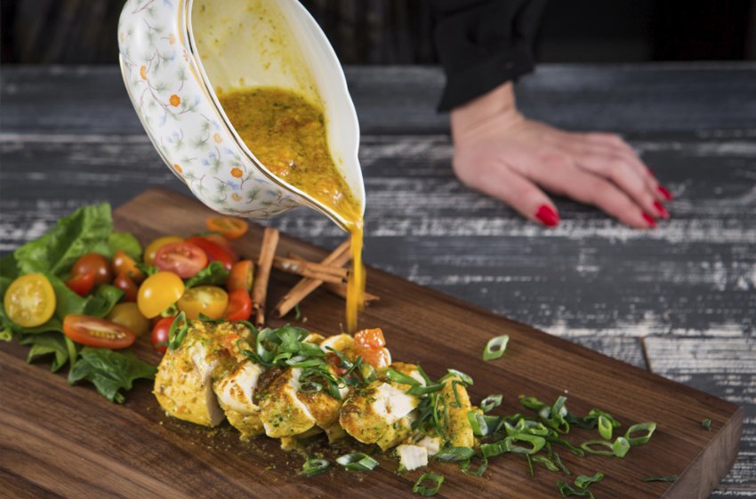 Курка з гірчичним соусом